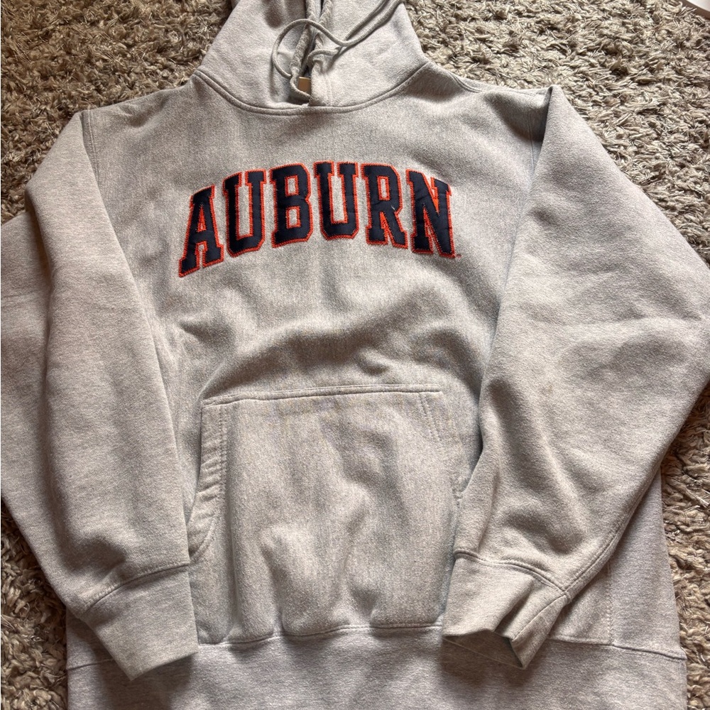 Sporto Gray Men's Hoodie with Auburn Logo